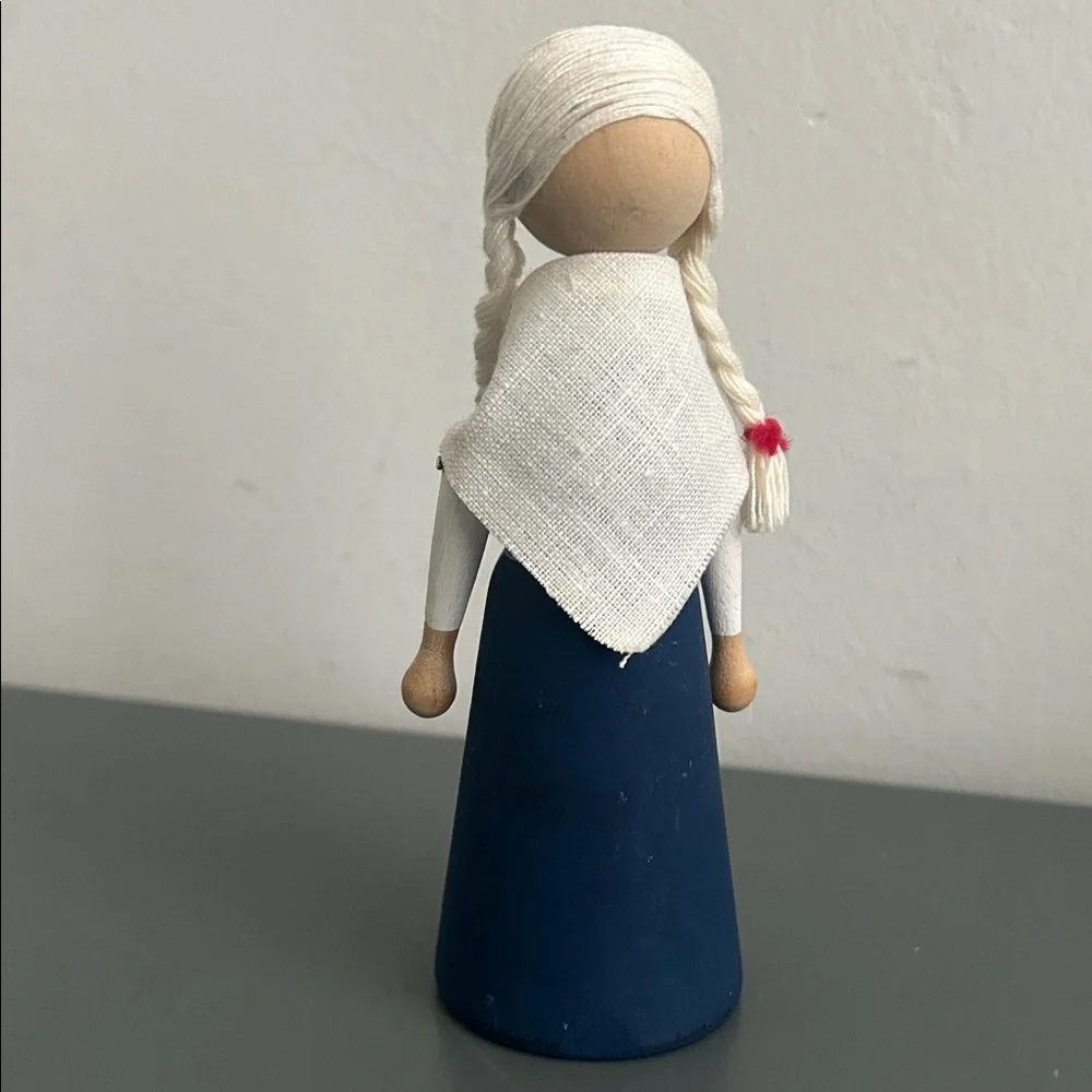 Ellerbergs, Vintage Swedish 5 inch Folk Art Doll